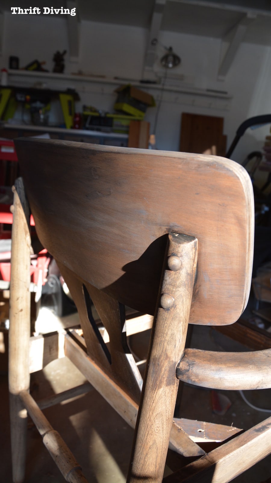 Mid-Century Modern Chair Makeover - ThriftDiving.com0484