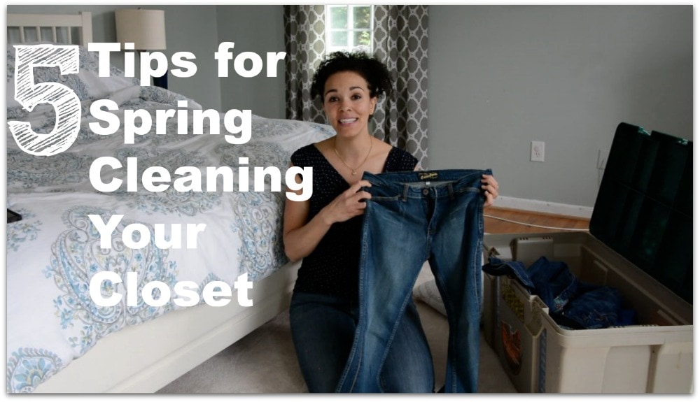 5 tips for spring cleaning your closet - Thrift Diving