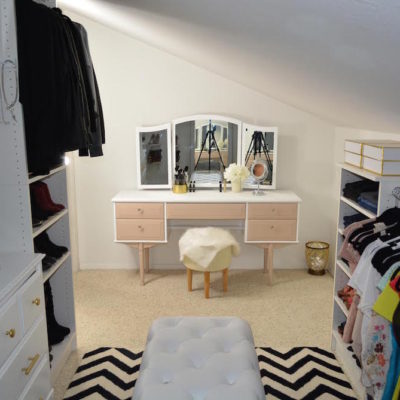 BEFORE & AFTER: Spacious Walk-in Closet Makeover