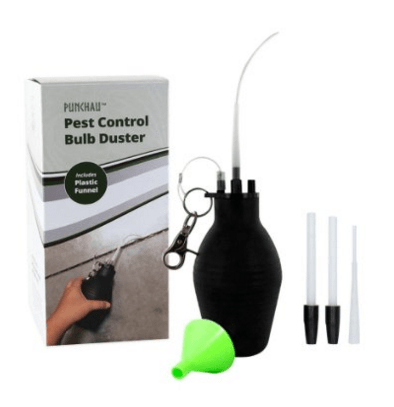 Pest control bulb duster
