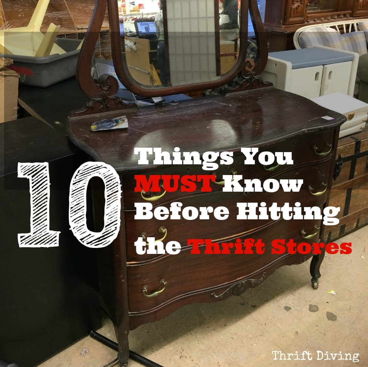10 things you MUST know before hitting the thrift store: thrift tips - Thrift Diving
