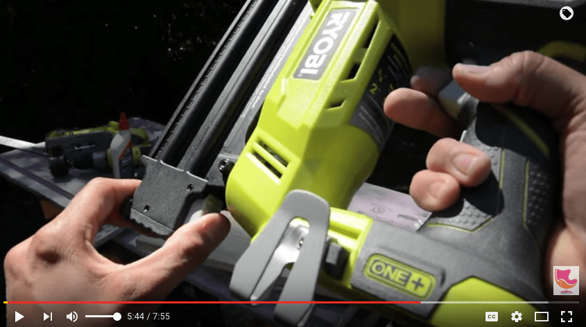 How to load a brad nailer