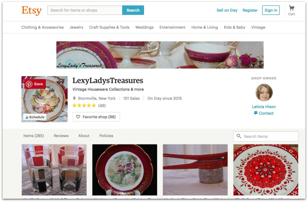 Letty's Etsy Shop