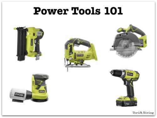 Power Tools 101 - What to Buy and How to Use It Thrift Diving