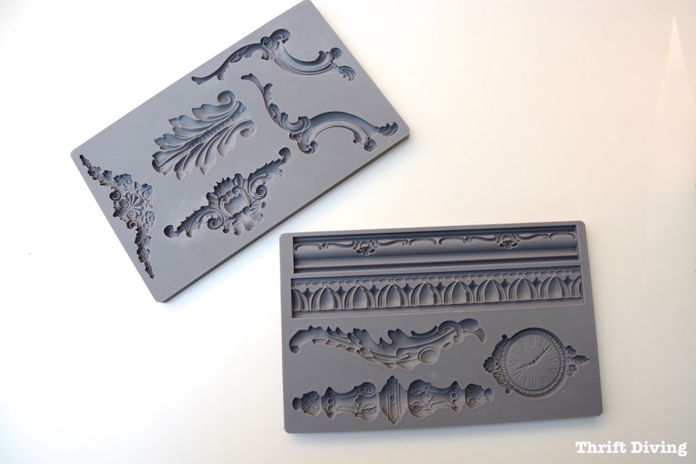 How to Make Furniture Appliques with Clay Molds - These can be ordered online - Iron Orchid Designs