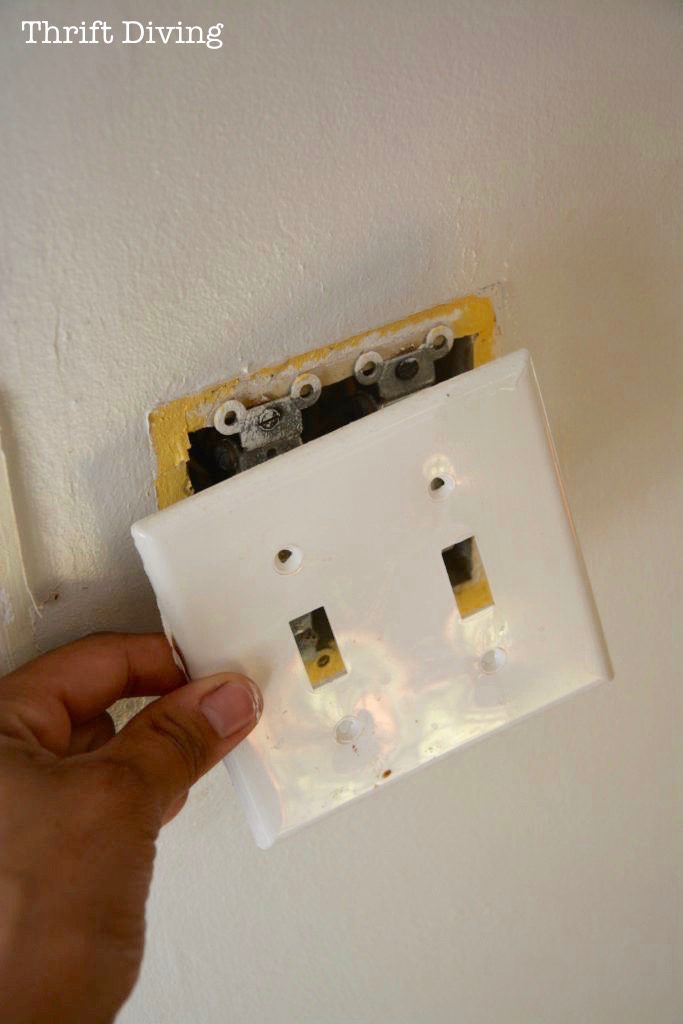 Remove switch plates - Paint Your Kitchen (1)