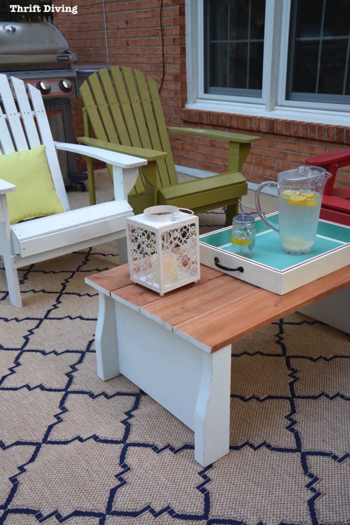 Turn an Old Crib Into a Table - Thrift Diving - 069