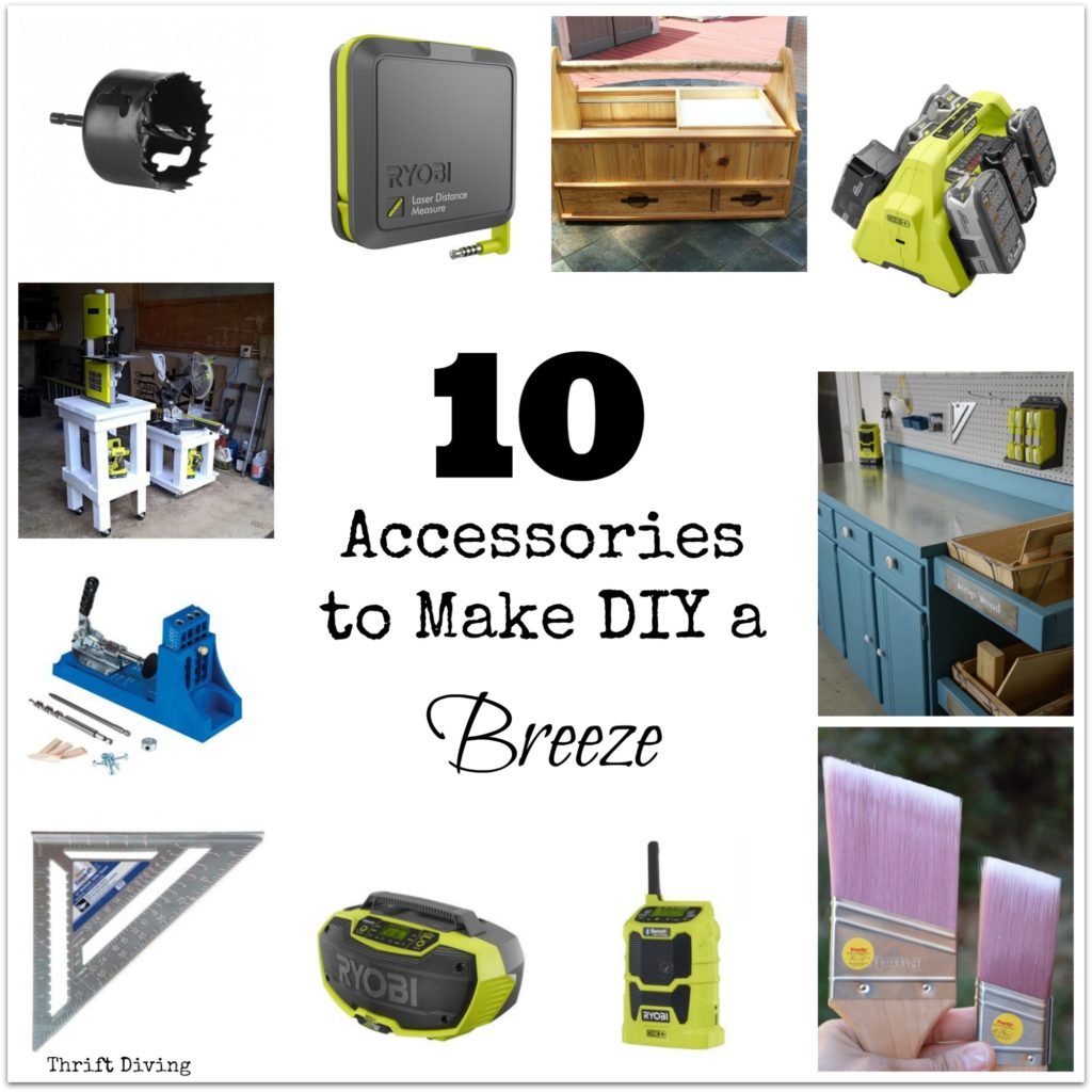 10 Accessories to Make DIY a Breeze - Great list for when you're getting started with DIY - Thrift Diving