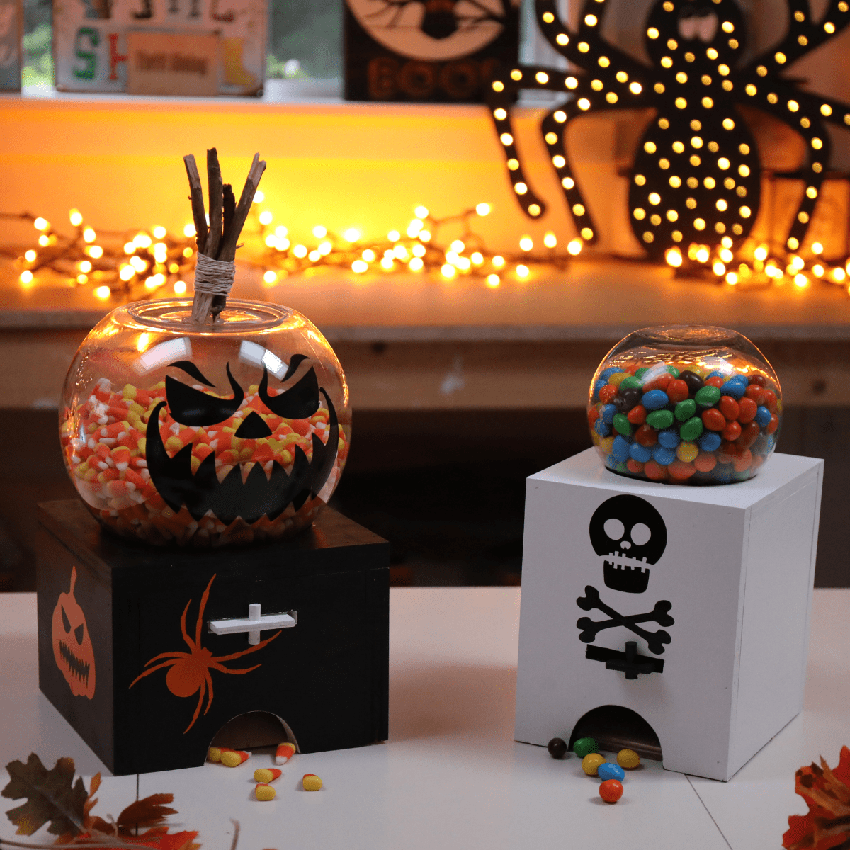 Homemade Halloween Candy Dispenser