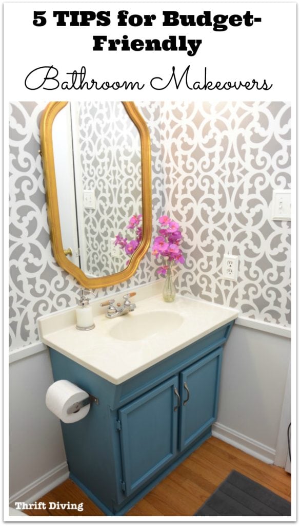 5 Tips For A Budget Bathroom Makeover That Will Save You A Ton
