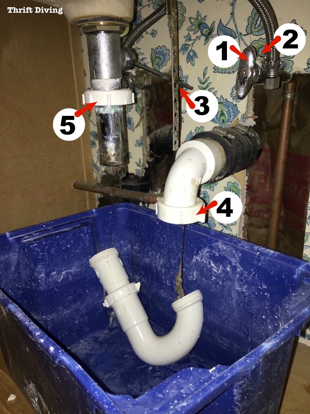 How to Remove an Old Bathroom Vanity Thrift Diving Blog