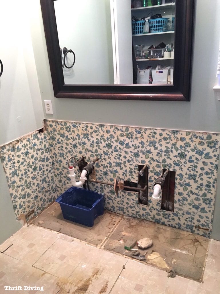 How To Remove An Old Bathroom Vanity, How To Remove A Built In Bathroom Vanity