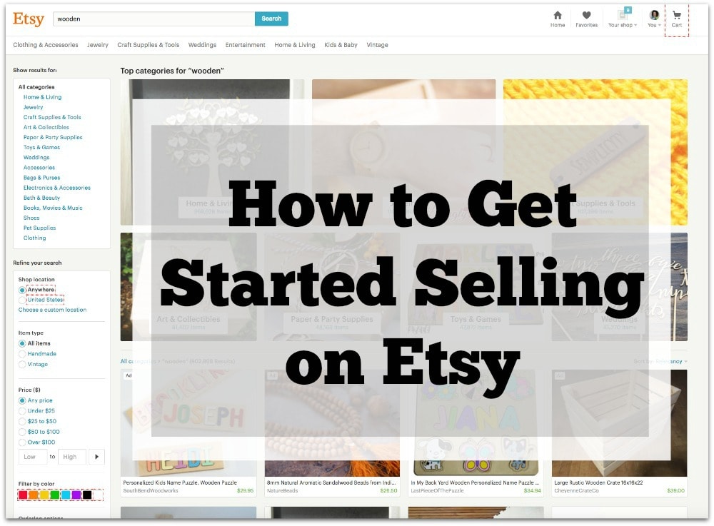 How to Get Started Selling on Etsy