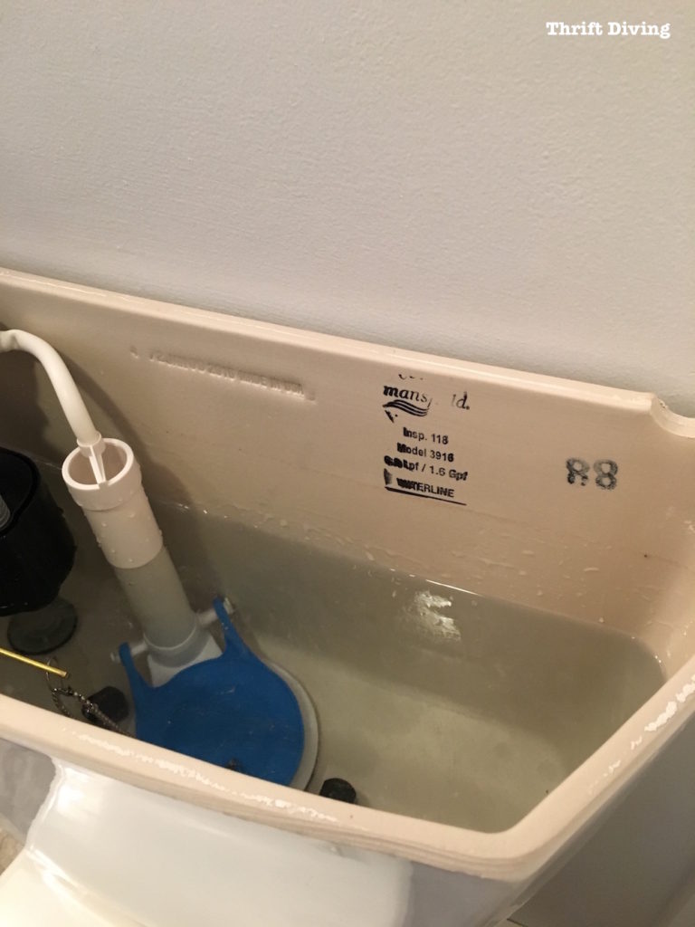 How to install a toilet yourself. Stop paying for plumbers - Check the water line for water conservation. - Thrift Diving