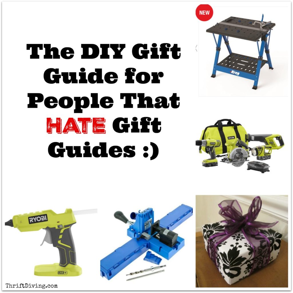 The DIY gift guide for people that hate gift guides - Thrift Diving