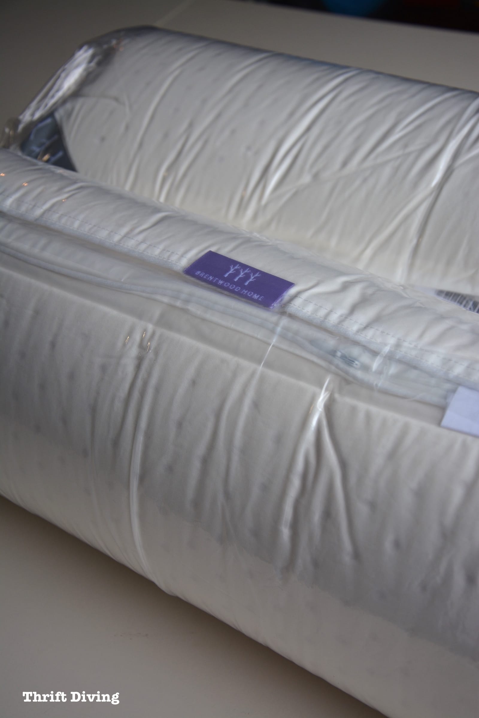 Are Brentwood pillows worth it? A Brentwood Home pillows review - Carmel pillow. - Thrift Diving