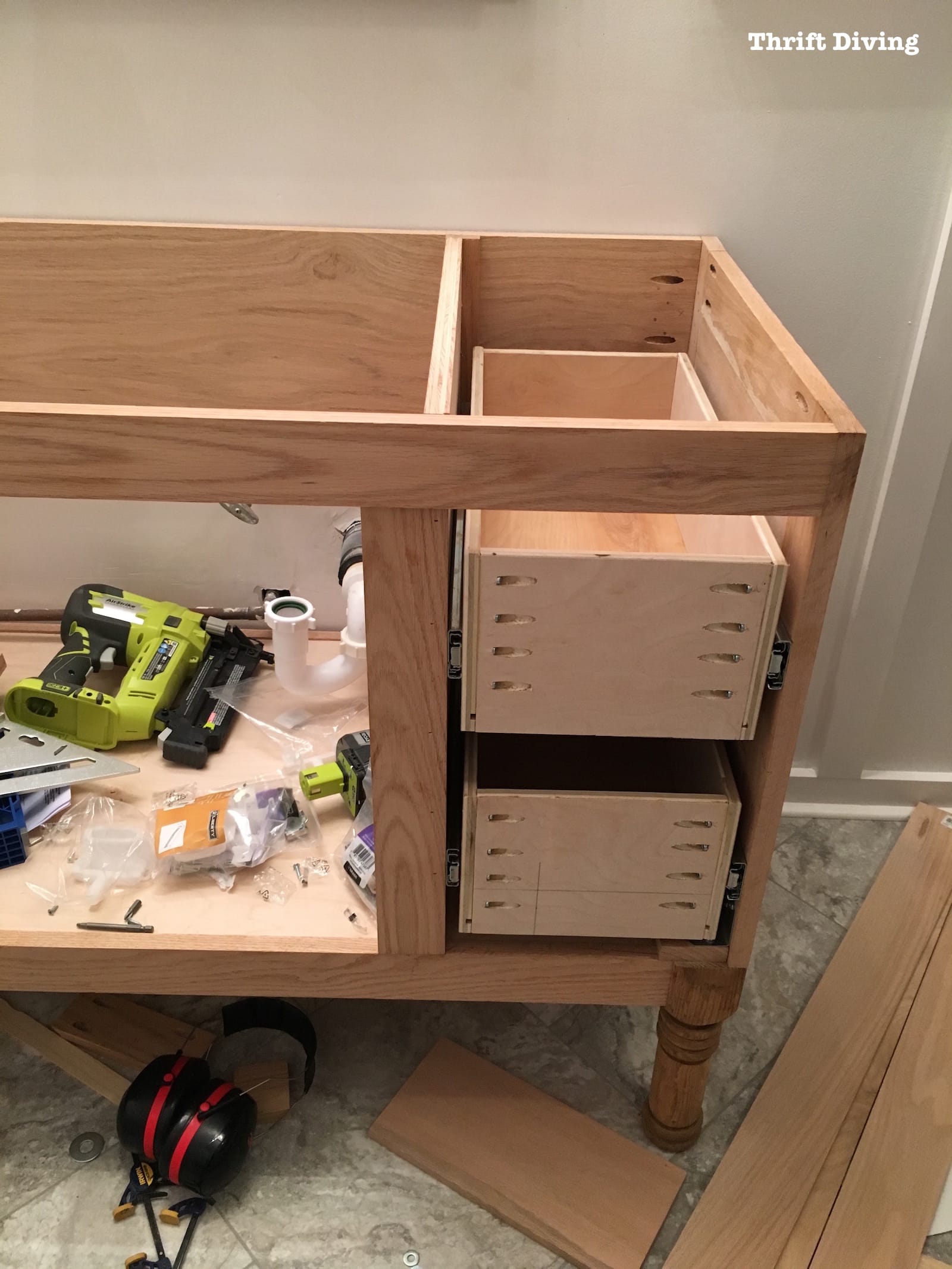 Build-a-DIY-Bathroom-Vanity-Build-drawers-cabinet-doors-Thrift-Diving 669