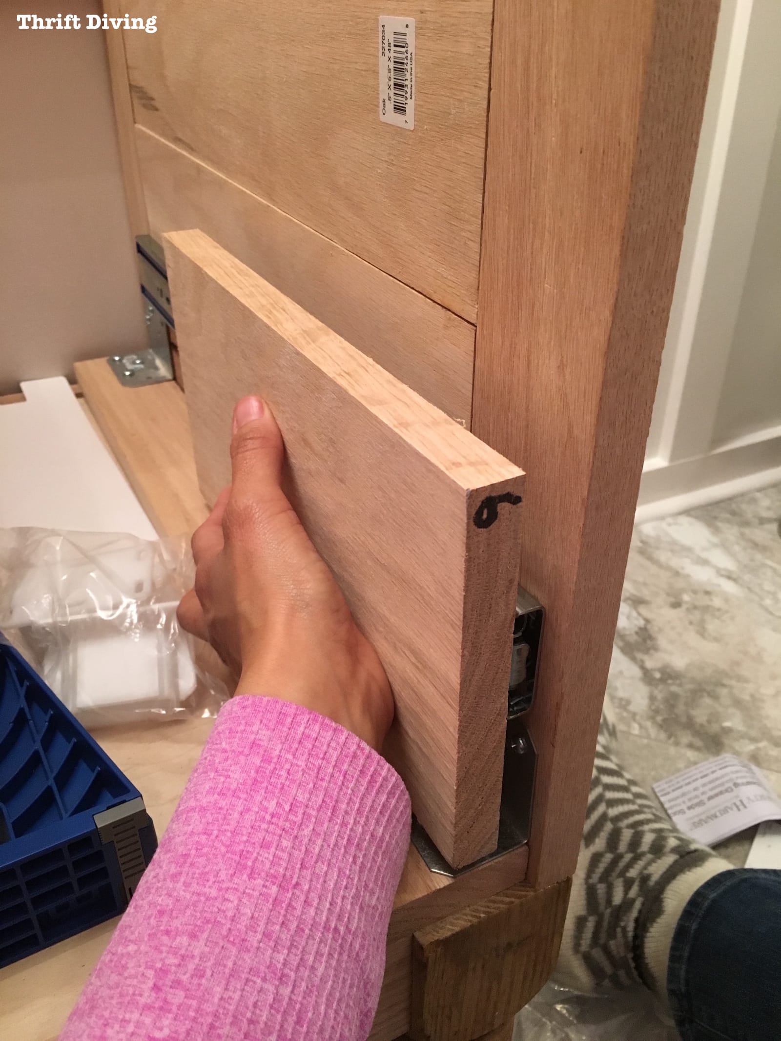 Build-a-DIY-Bathroom-Vanity-Build-drawers-cabinet-doors-Thrift-Diving-Blog 97