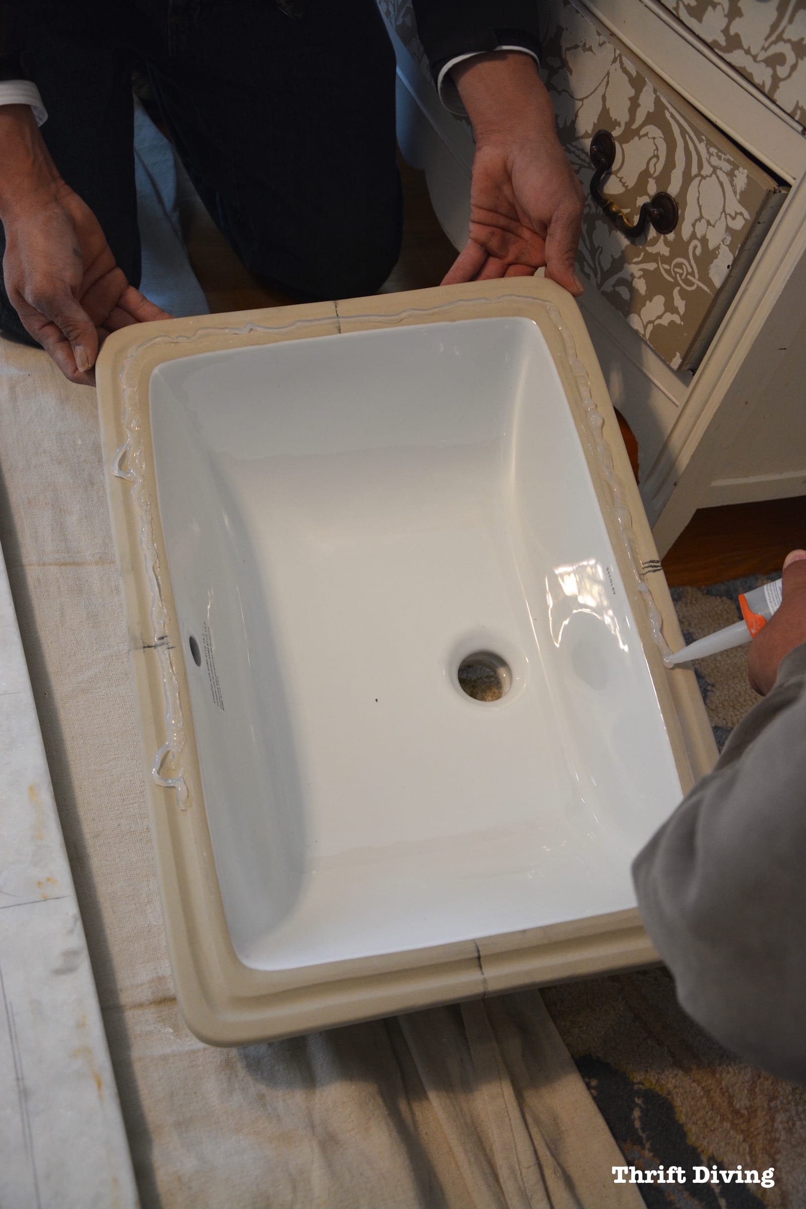 Build-a-DIY-bathroom-vanity-adding-granite-countertop-Thrift-Diving -8342