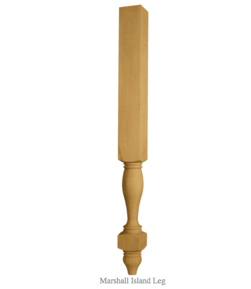 Obsborne wood vanity leg