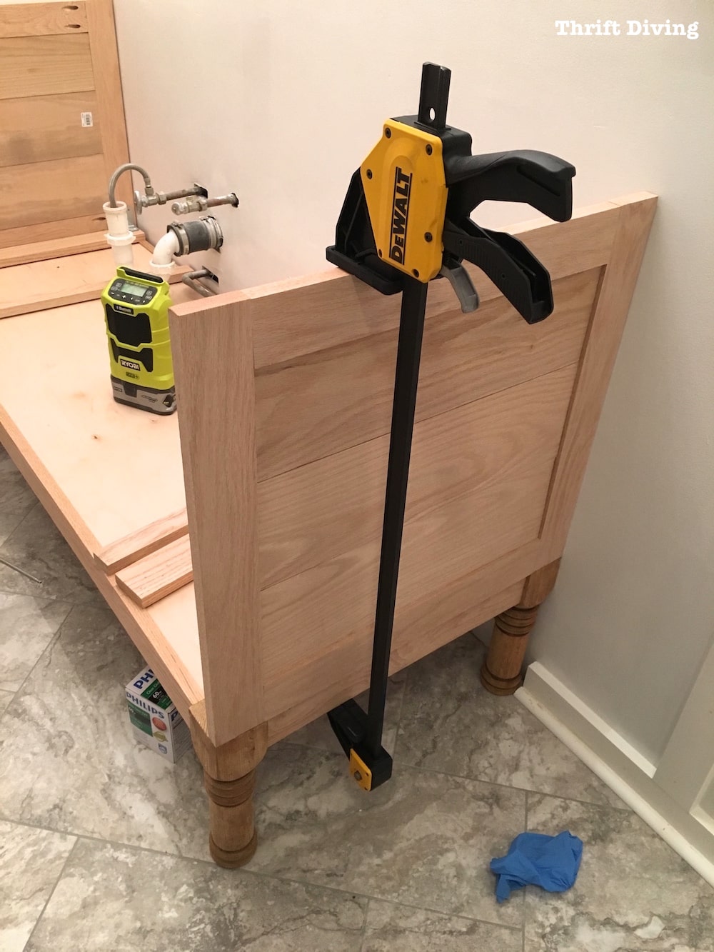 how-to-build-60-inch-DIY-bathroom-vanity - Thrift Diving - 0247
