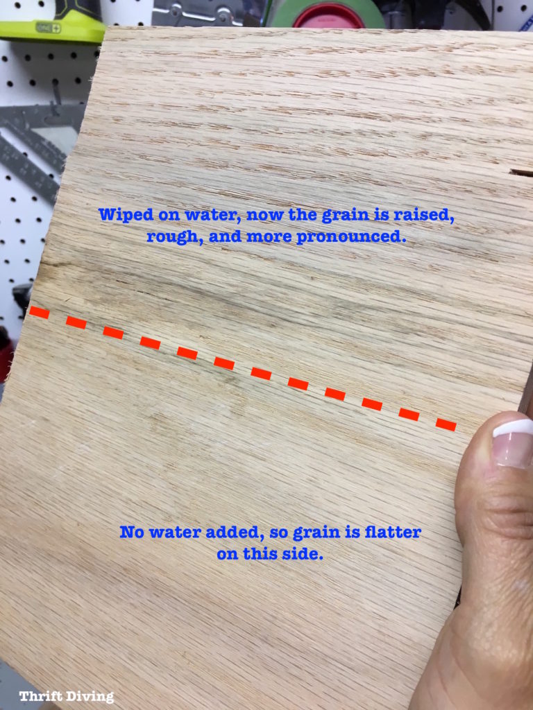 How to Dye Wood And Use Lime Wax to Finish Oak Highlight the Grain