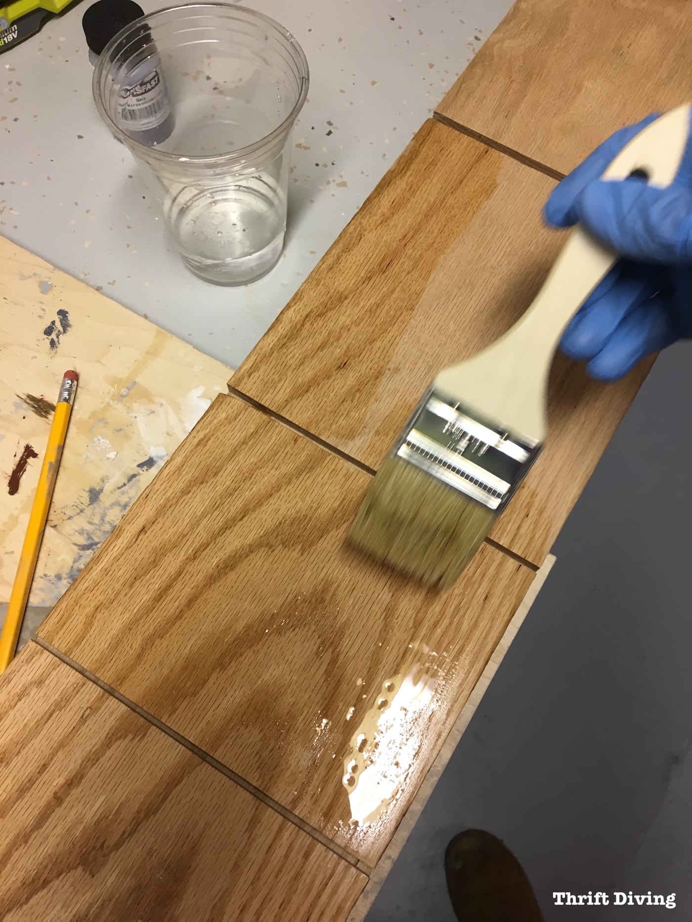 How to Dye Wood And Use Lime Wax to Finish Oak - Highlight the Grain