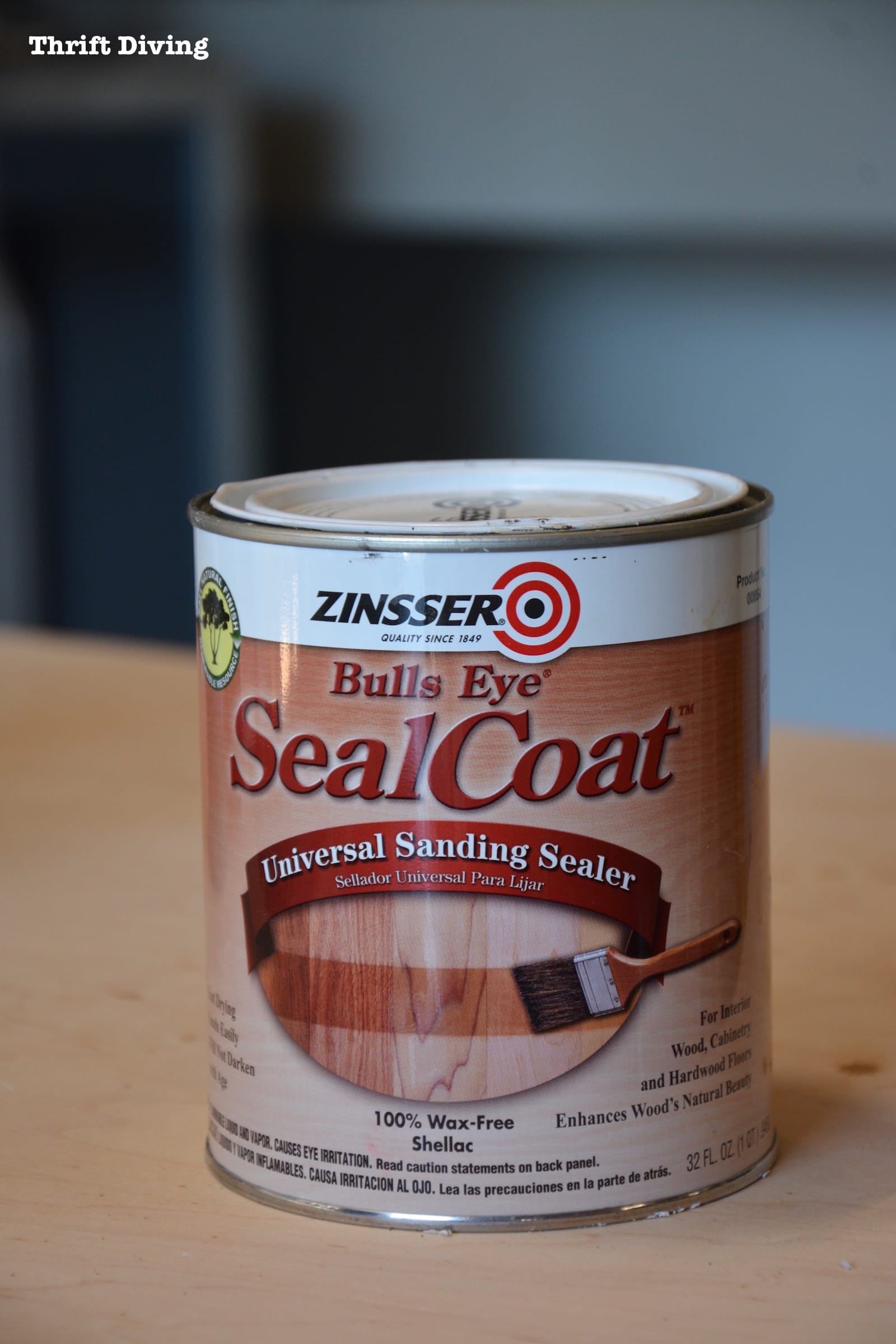 Dewaxed SealCoat sanding sealer helps seal in water-based wood dyes before adding a topcoat or waxing.