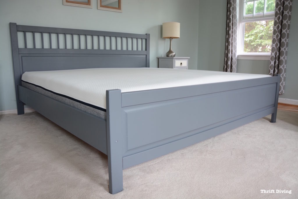 An Honest Lull Mattress Review and a Painted IKEA Bed Makeover