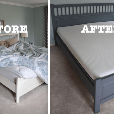An Honest Lull Mattress Review and a Painted IKEA Bed Frame Makeover