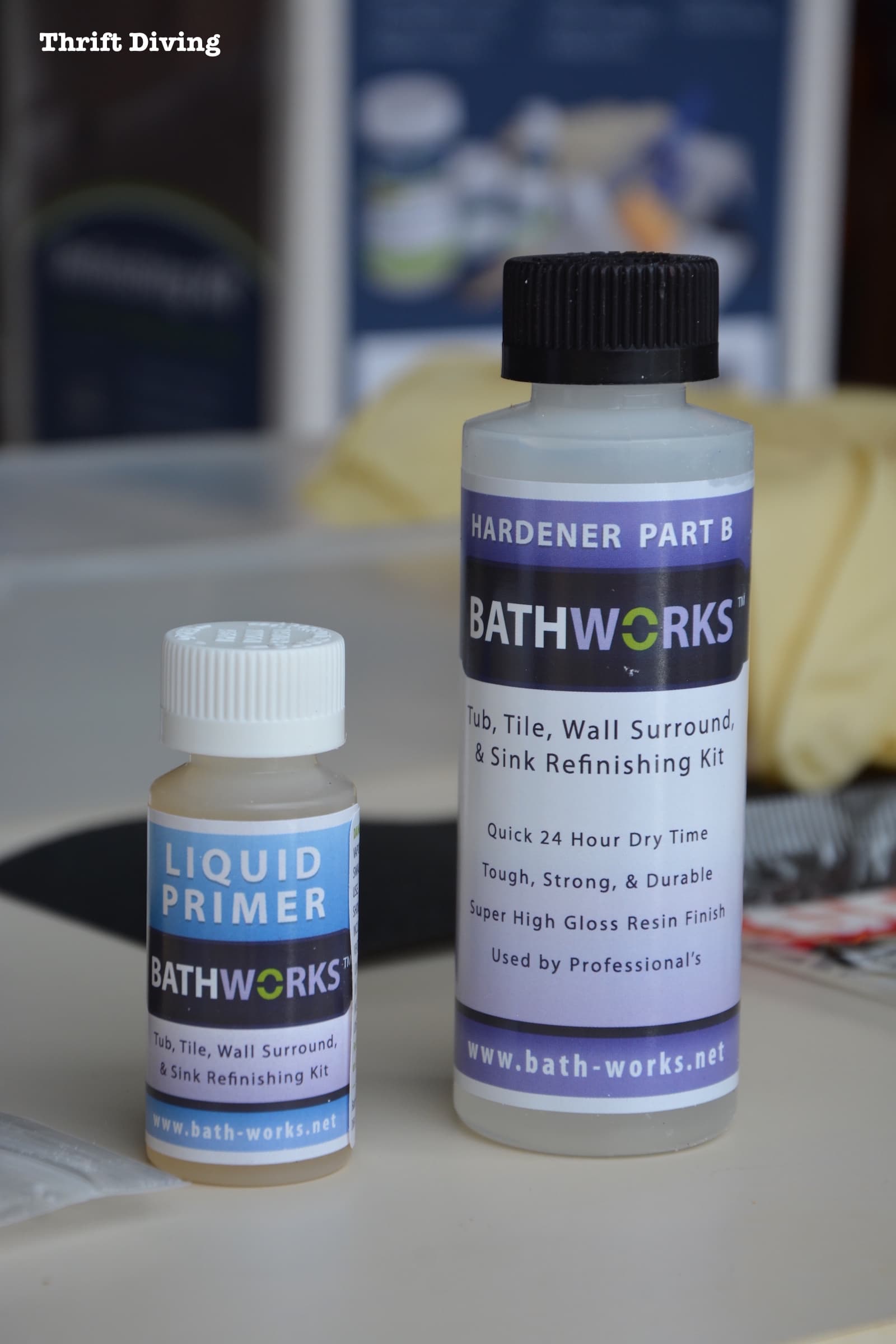 Shower-and-tub-refinishing-how-to-paint-a-shower-tub - Thrift Diving Blog - 8700