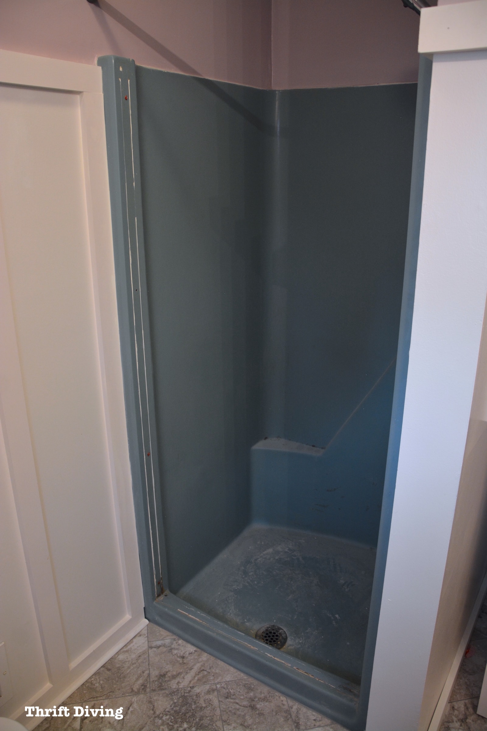 DIY Shower and Tub Refinishing I Painted My Old 1970's Shower