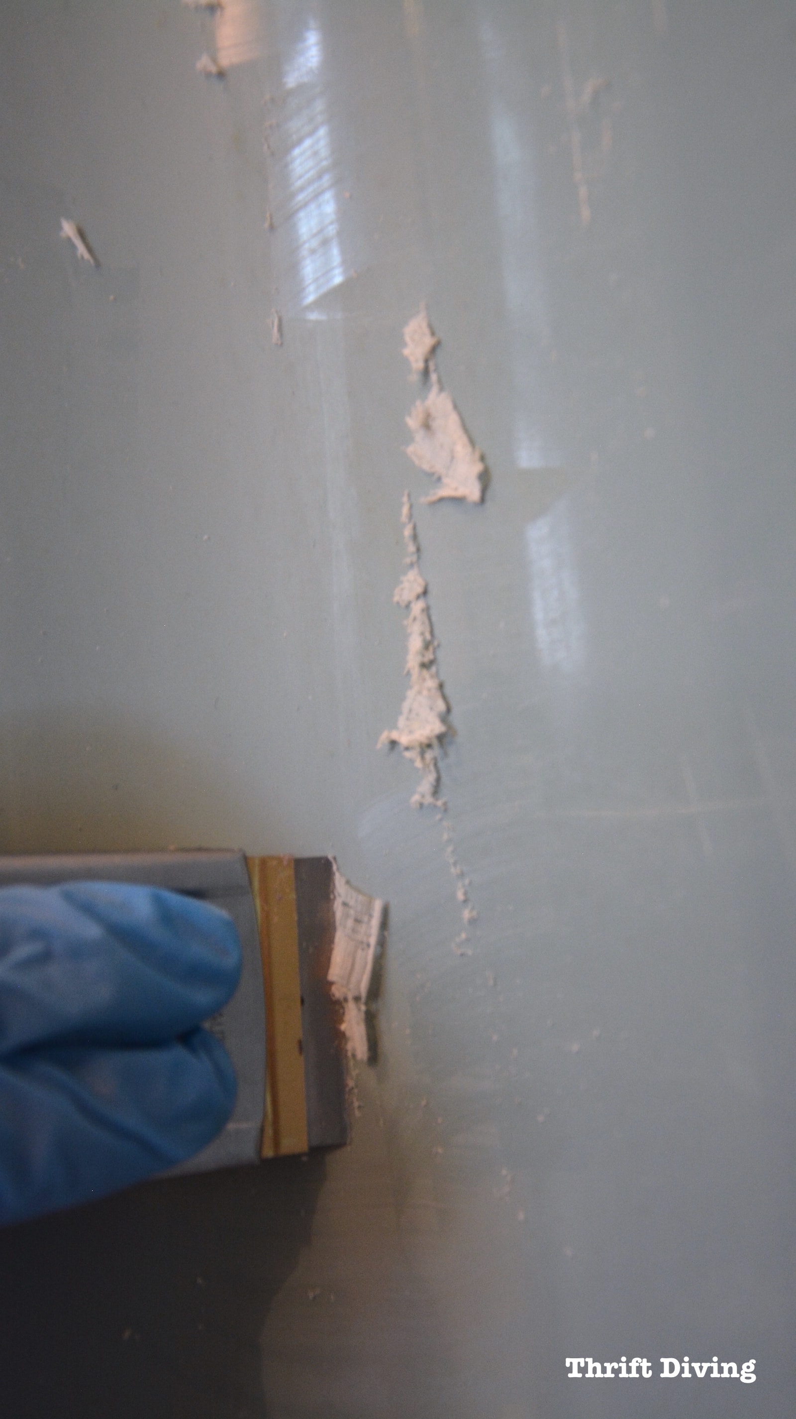 Shower-and-tub-refinishing-how-to-paint-a-shower-tub - Thrift Diving Blog - 8784