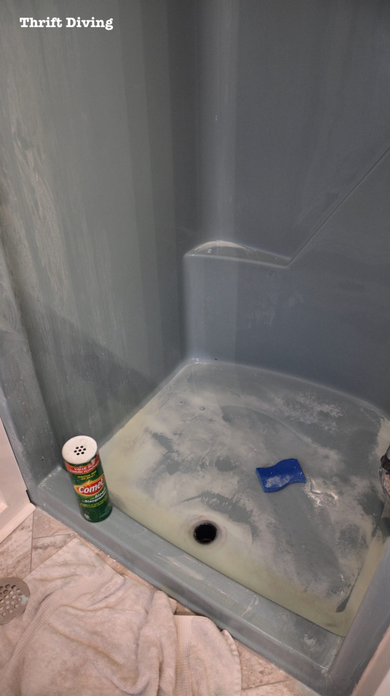 DIY Shower and Tub Refinishing I Painted My Old 1970's Shower