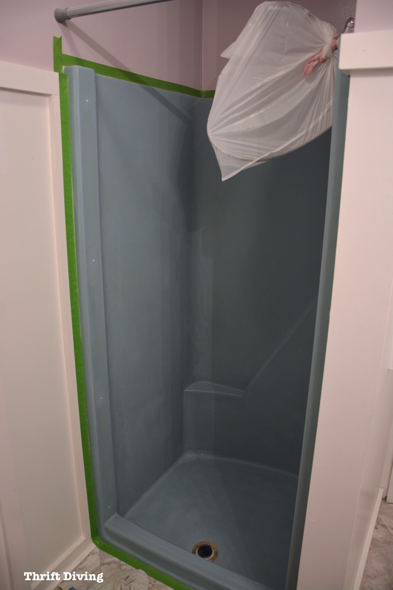 DIY Shower and Tub Refinishing I Painted My Old 1970 s Shower