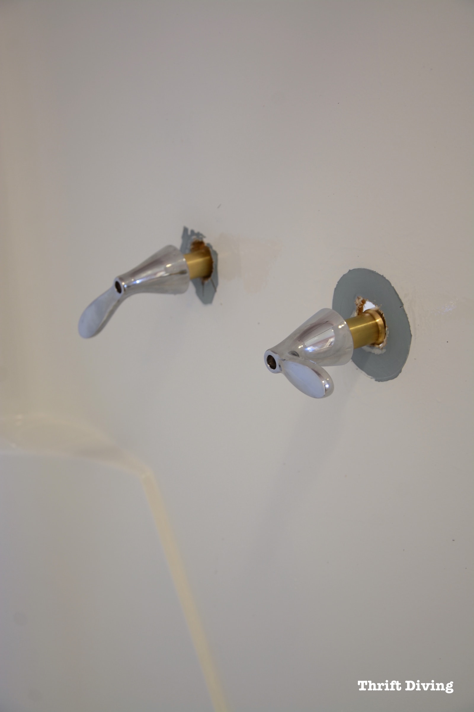Shower-and-tub-refinishing-how-to-paint-a-shower-tub - Thrift Diving Blog - 9212