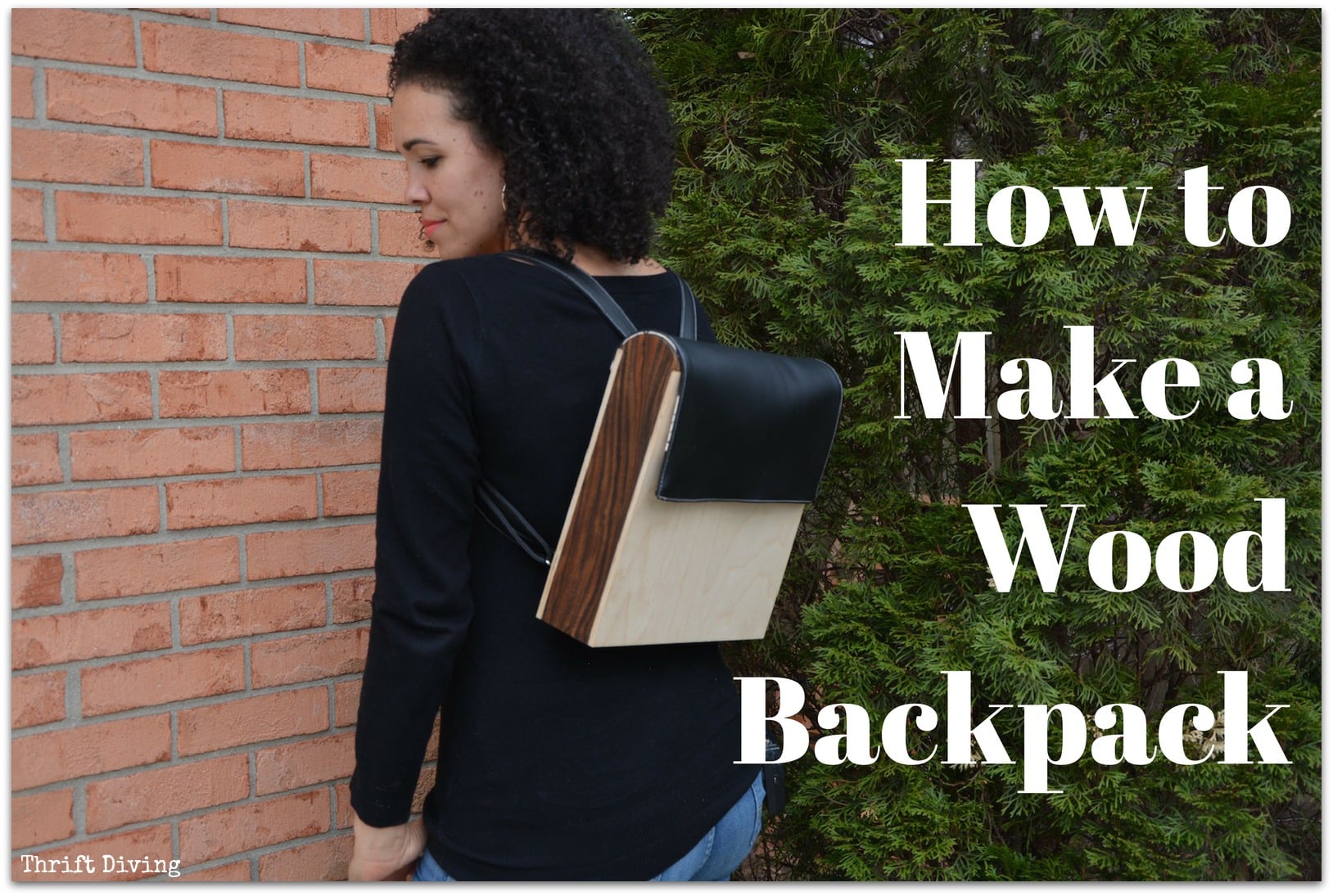 How to Make a Knock-off DIY Wood Backpack With Faux Leather