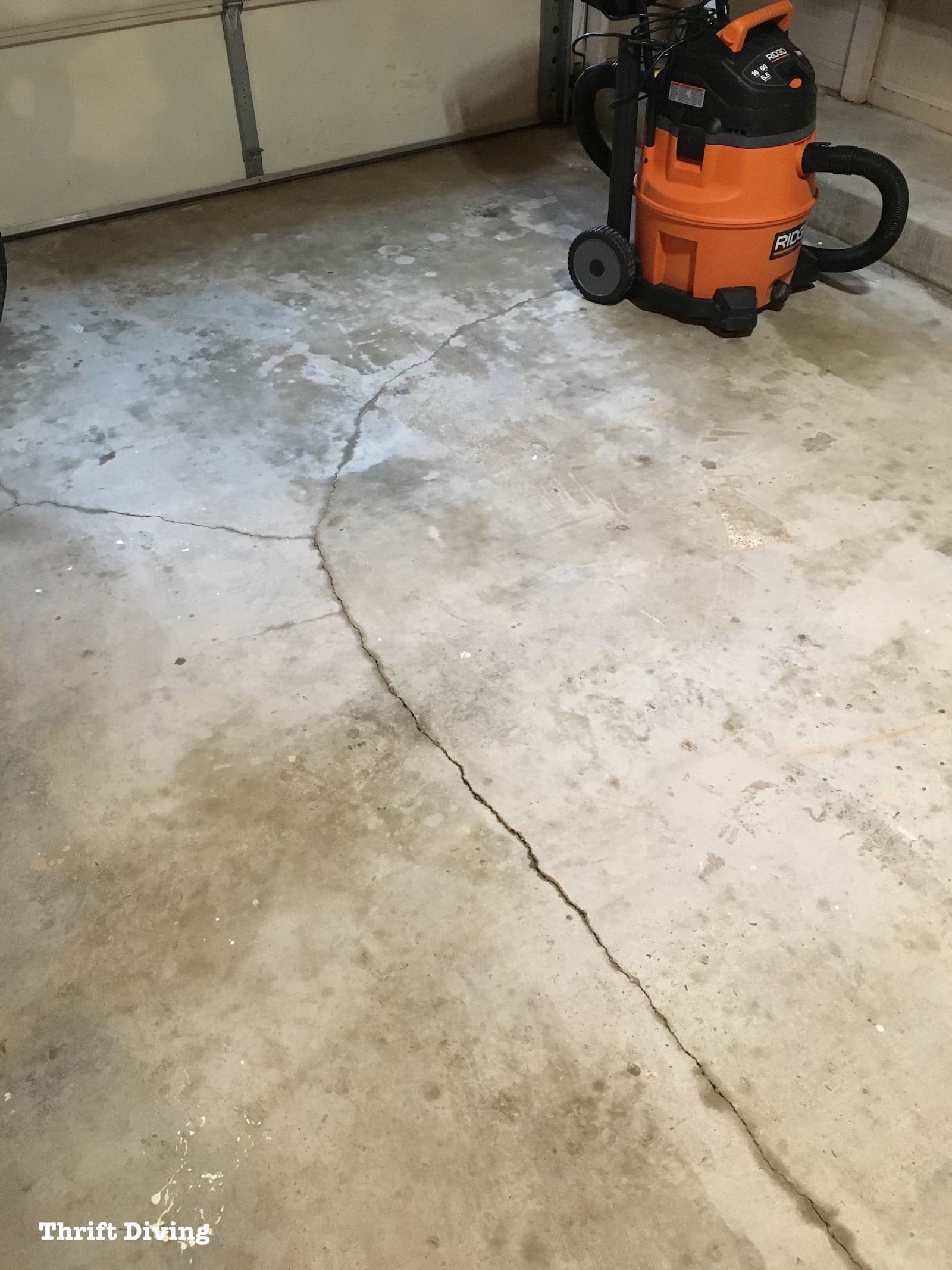 How-to-paint-clean-epoxy-garage-floor - Thrift Diving - 3203