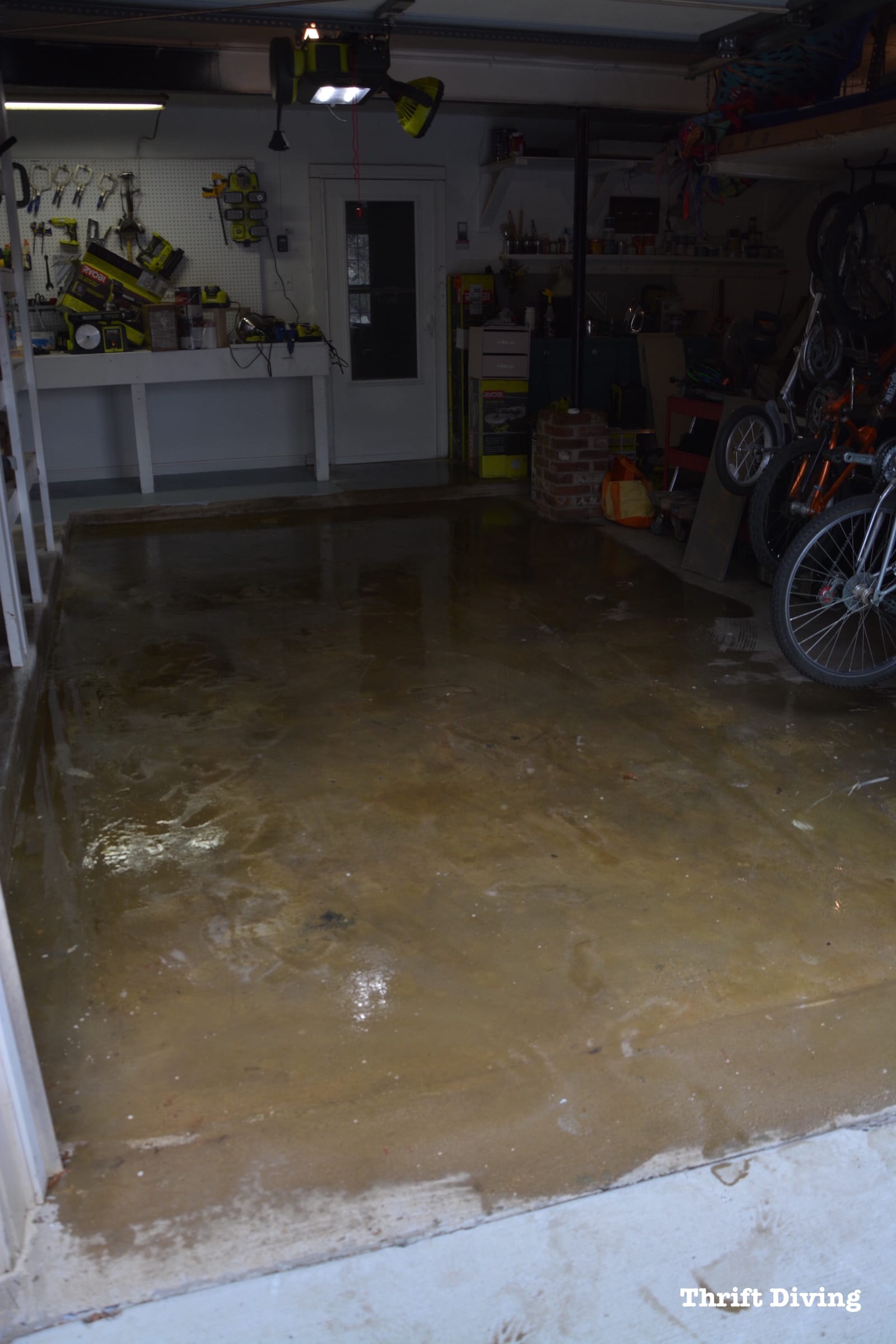 How-to-paint-clean-epoxy-garage-floor - Thrift Diving - 7851