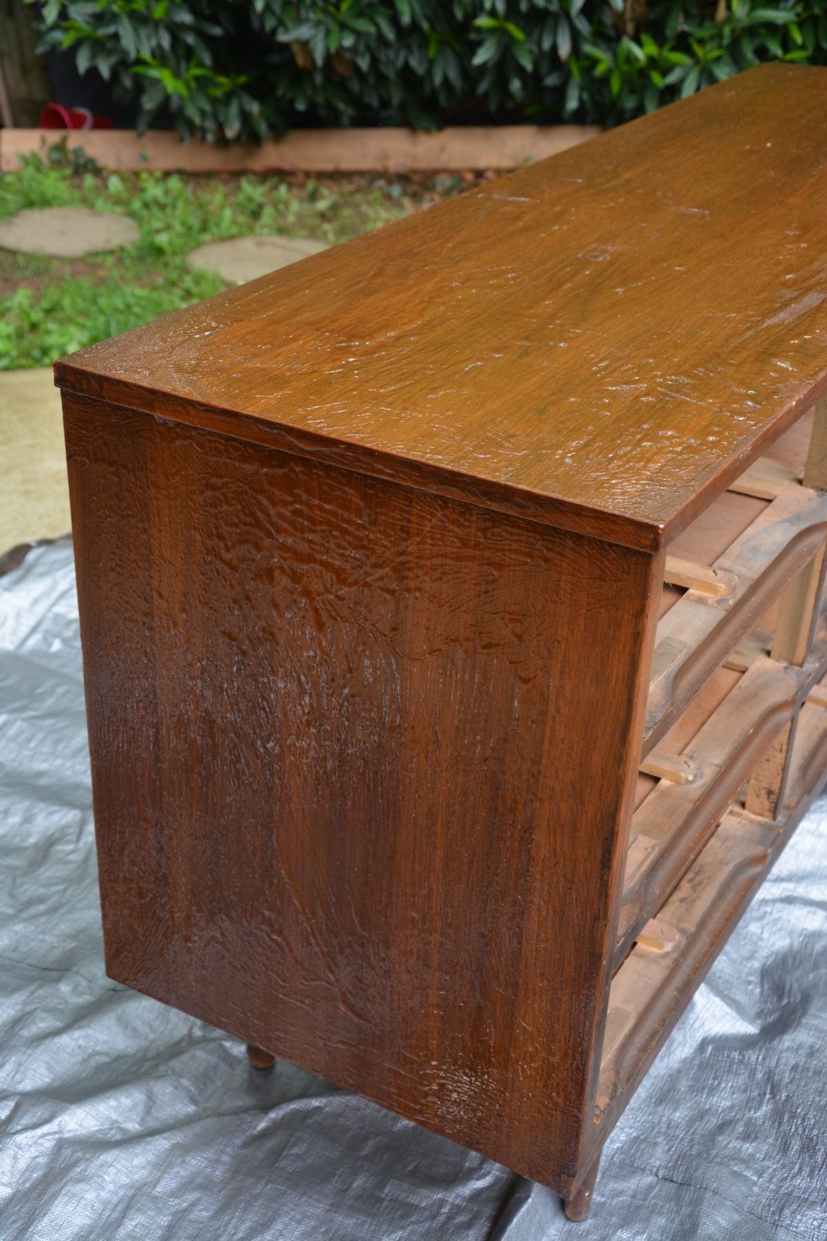 Mid Century Modern Dresser Makeover Stripped Refinished