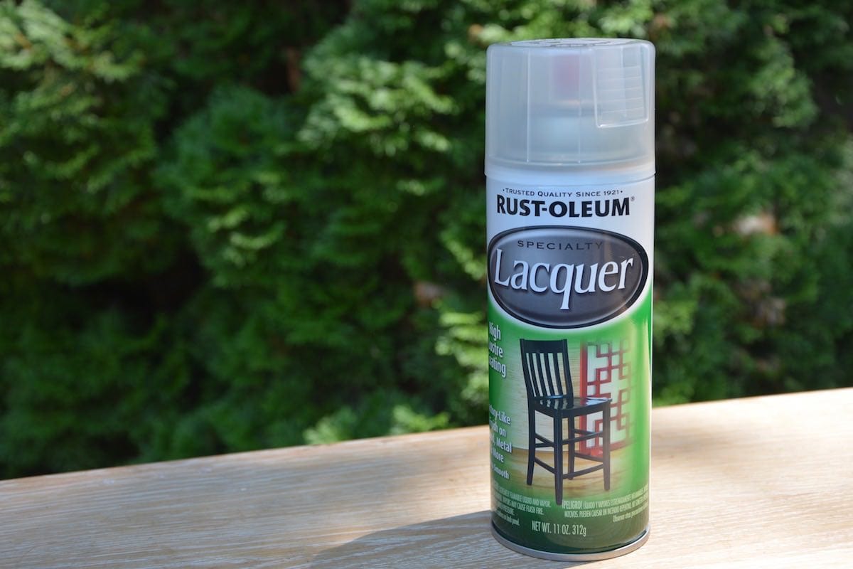 Use clear spray lacquer by Rust-Oleum to protect metal from rust. | Thrift Diving