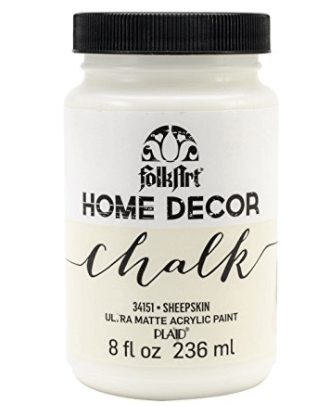 There is no one BEST furniture paint, but FolkArt Home Decor Chalk paint is affordable and comes in 42 colors. Great for stenciling! | Thrift Diving