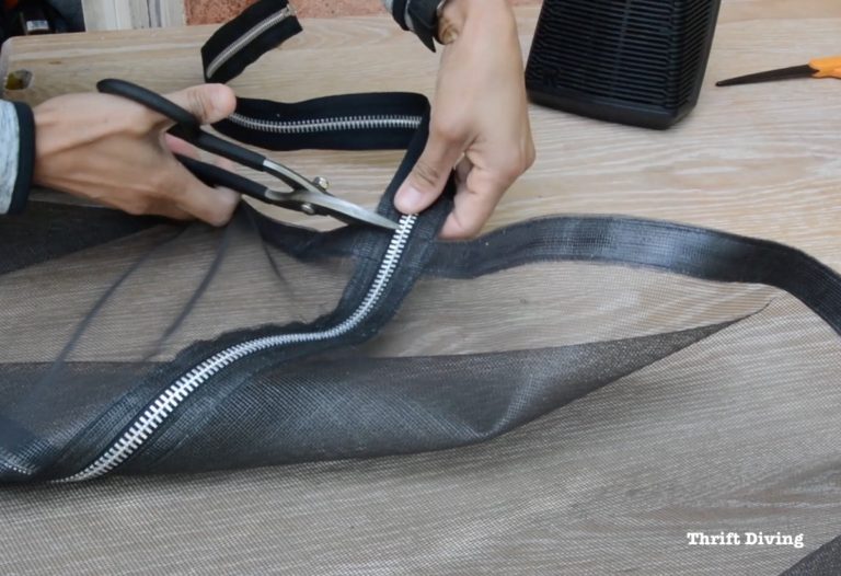 How to Make Your Own Garage Door Screen With a Zipper