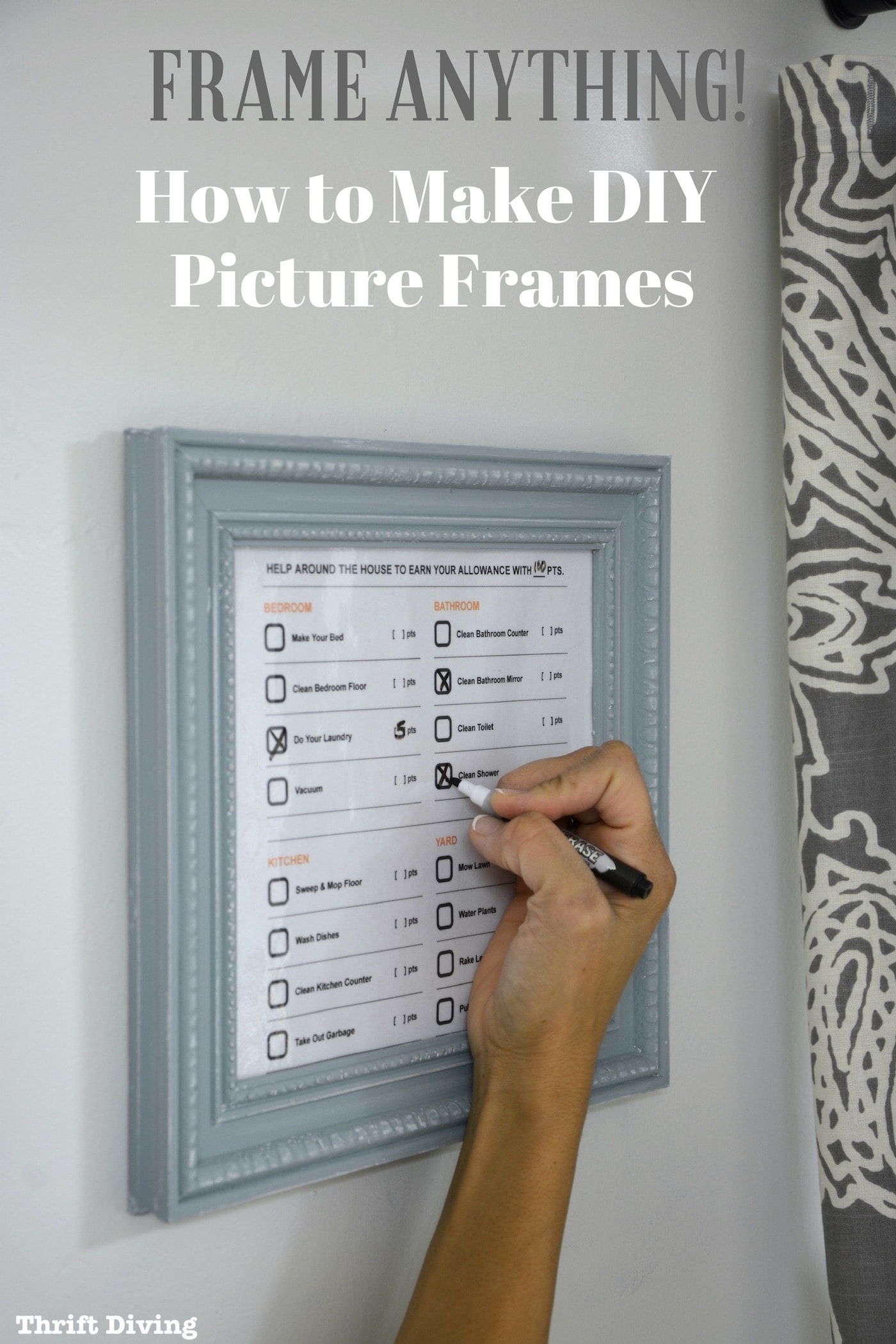 16 DIY Picture Frame Ideas - How to Make a Wooden Picture Frame