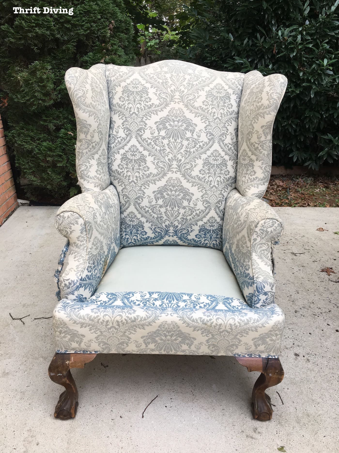 How To Reupholster A Wingback Chair, How To Reupholster A Wingback Chair Uk
