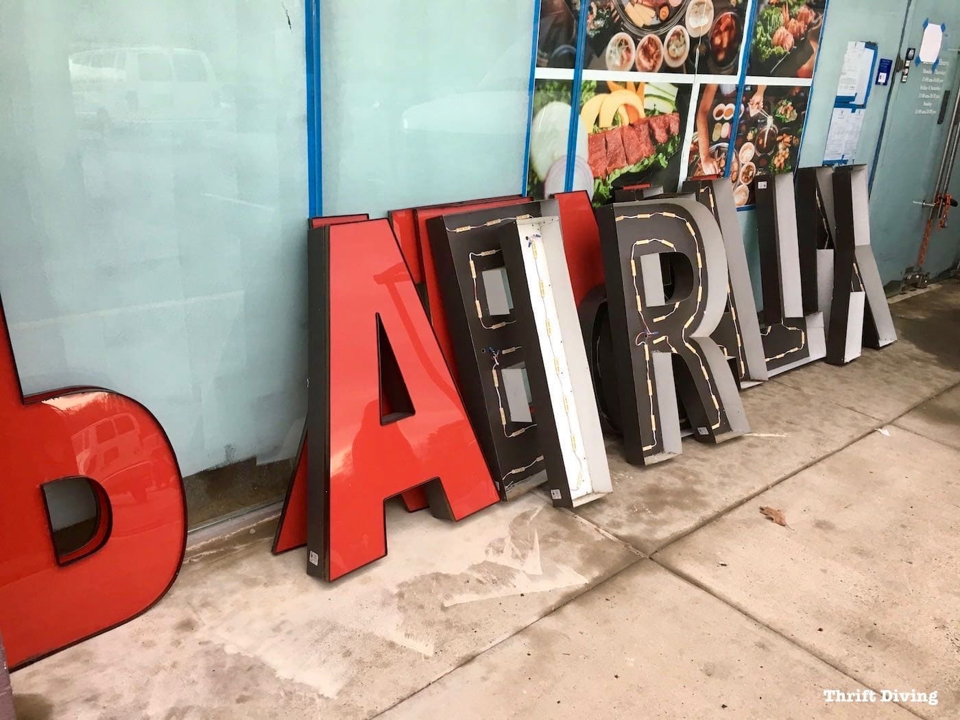 I Found the Coolest Vintage Building Sign Letters…for FREE!