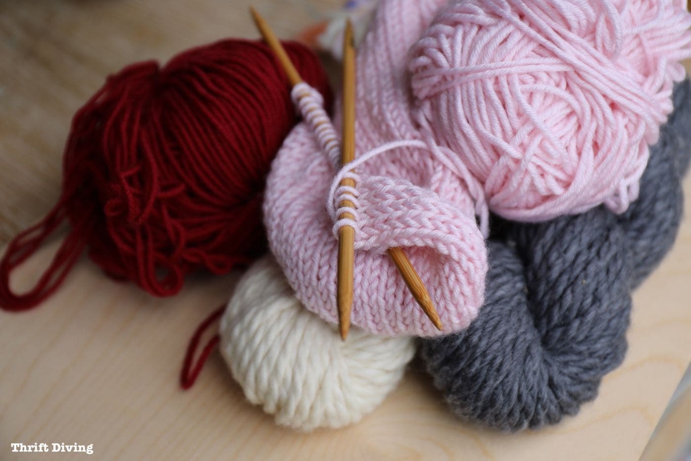 Spend the day knitting for National Day of Unplugging. - Thrift Diving