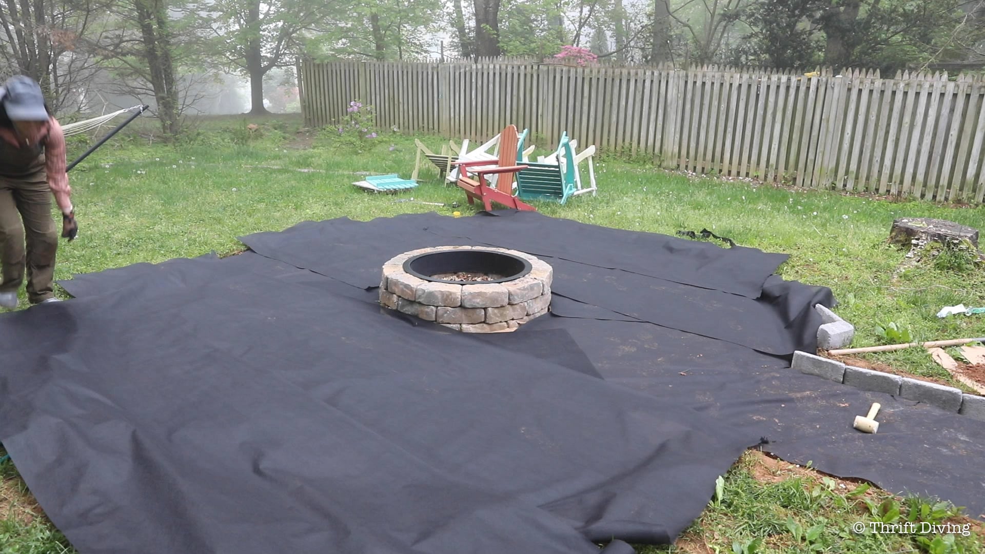 How To Build A Fire Pit In Your Backyard I Used A Fire Pit Kit