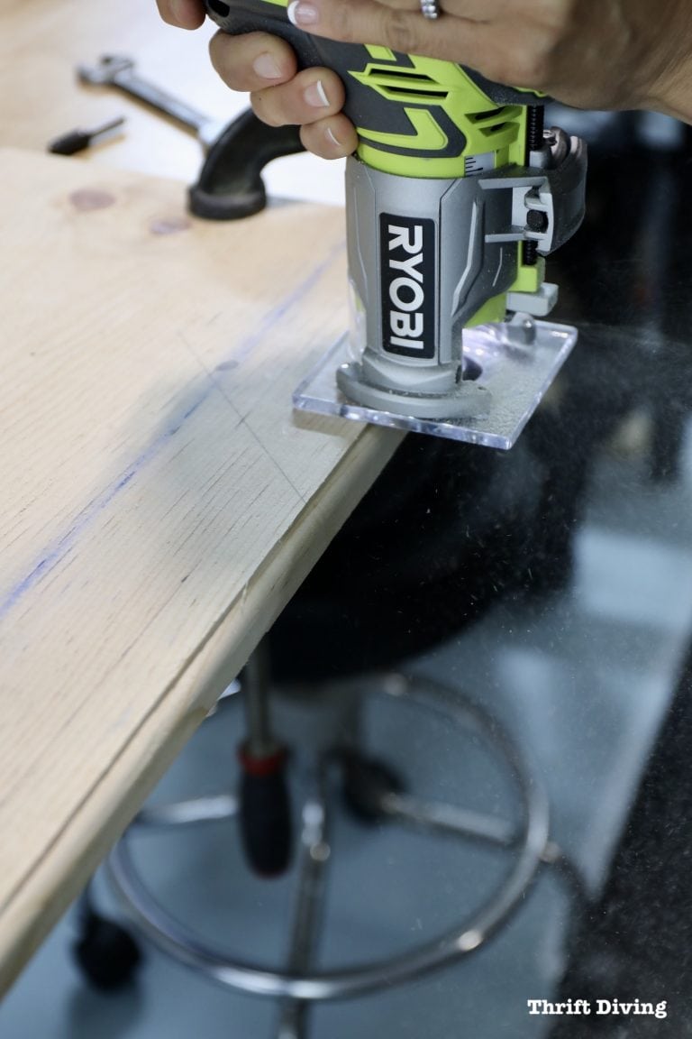 How to Use the RYOBI Trim Router for Decorative Edges, Grooves, and Dados