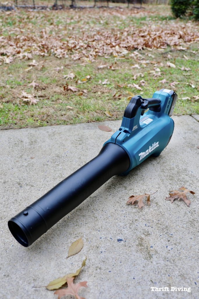 Battery vs gasoline lawn tools - What to know before you buy. A full review of the Makita 18V Brushless Leaf Blower - Thrift Diving